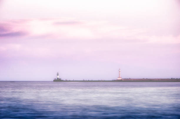 istock Foggy Lighthouse in Odessa Ukraine 911687984