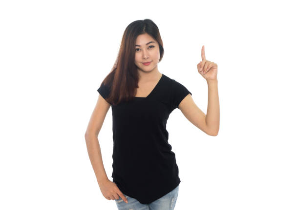 istock Young beautiful asian woman posing on white background 911693974