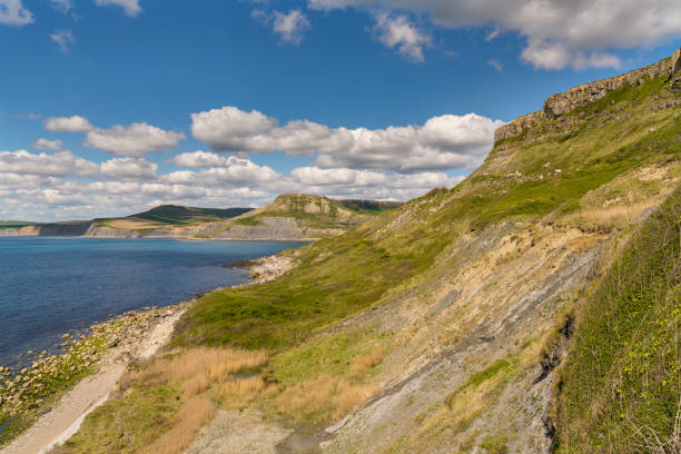 istock Emmett's Hill, South West Coast Path, Jurassic Coast, Dorset, UK 911720404