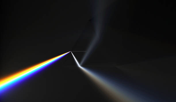 istock High resolution fractal background showing the light refracting from a prism. 911720408