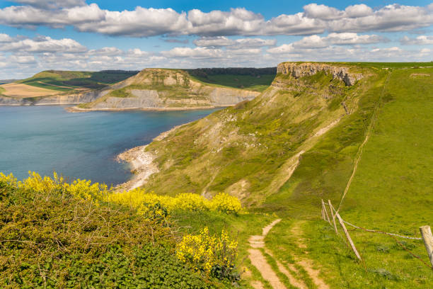 istock Emmett's Hill, South West Coast Path, Jurassic Coast, Dorset, UK 911720410