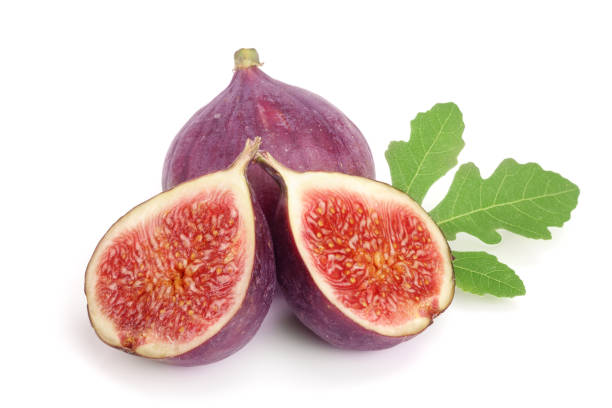 istock fig fruits with leaves isolated on white background 911732794