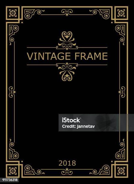 Frameframeeps Stock Illustration - Download Image Now - Border - Frame, Art Deco, Knick Knack