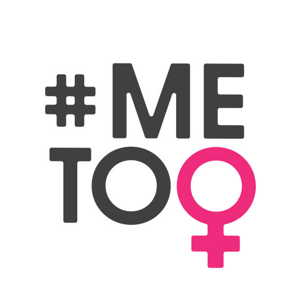 Me Too social movement hashtag against sexual assault and harassment. Vector illustration isolated on white background Me Too social movement hashtag against sexual assault and harassment. Vector illustration isolated on white background. Perfect to use for print layouts, web banners design and other creative projects me too social movement stock illustrations