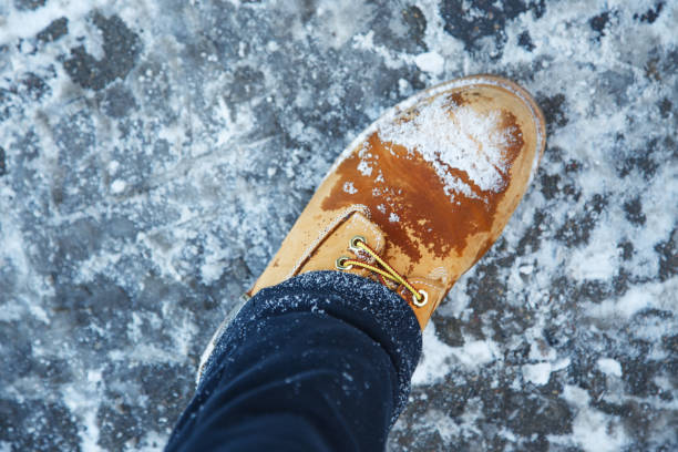 istock Pair of winter shoes 911755760