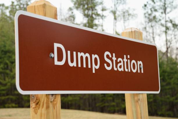 istock Dump station sign in campground 911774166