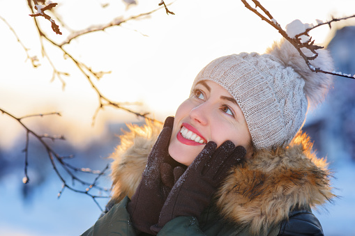 winter girl portrait