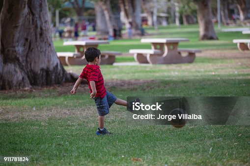 istock Toddler at park playing 911781824