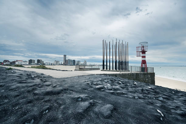 Wind organ pipes in Vlissingen, Netherlands