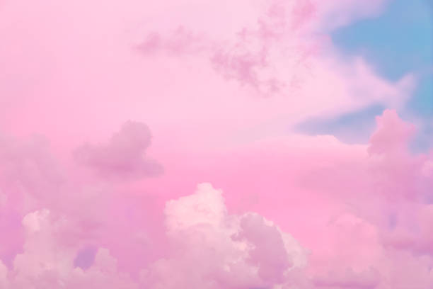 istock Colorful clouds on sunset sky, nature background 911793966