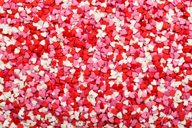 istock Multi-colored hearts. Symbol of love 911795868