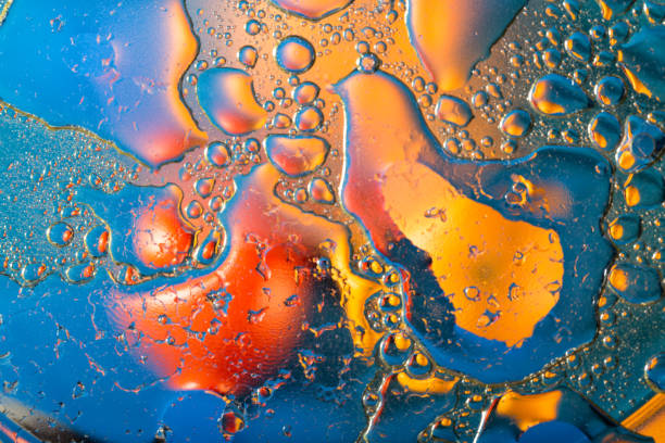 istock Abstract background of yellow blue tones 911796710