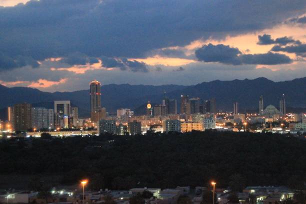 istock Fujairah city at night 911809072