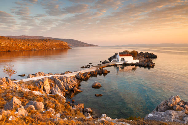 ilha de quíos. - chios island - fotografias e filmes do acervo