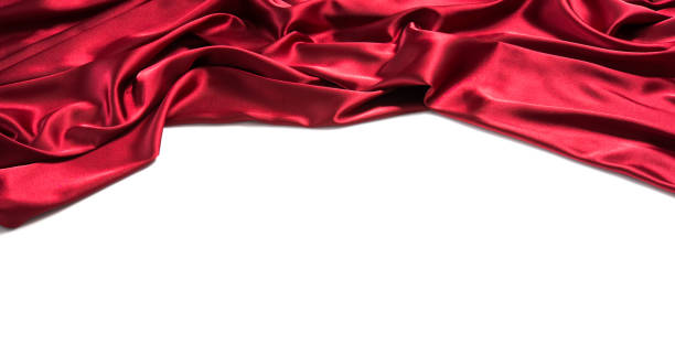 red silk drapery - purple pattern abstract backdrop imagens e fotografias de stock