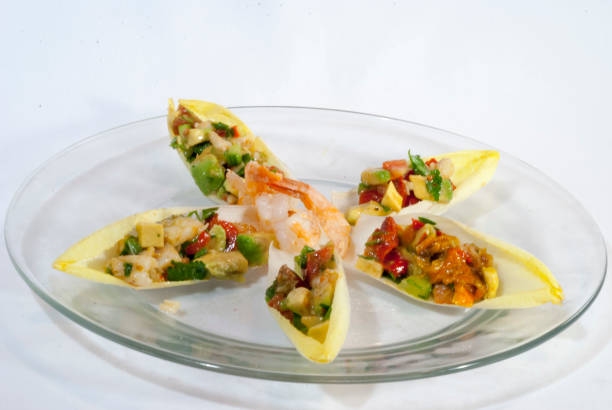 istock Appetizer of Endive, Shrimp-Avocado Salsa 911849718