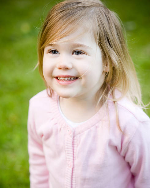 istock Smiling 3 year old girl 91185417