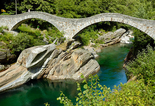 istock beautifull old bridge in Switzerland 91186091