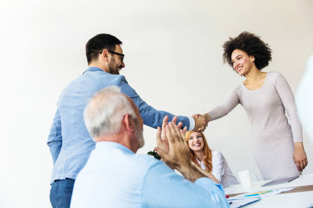 istock Congratulation we just made a deal 911863222