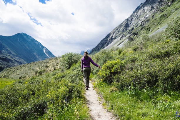 istock Young woman hiking 911864598