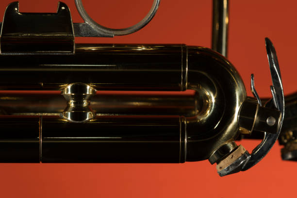 istock Brass trumpet detail closeup 911876044