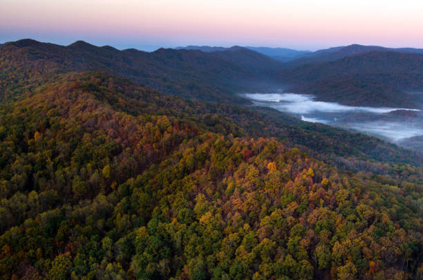 istock Autumn Sunrise From the Pinnacle 911878872