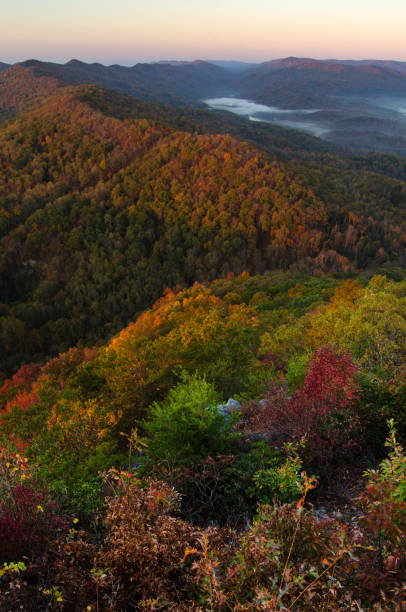 istock Autumn Sunrise From the Pinnacle 911878912