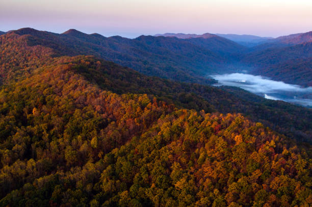 istock Autumn Sunrise From the Pinnacle 911878988