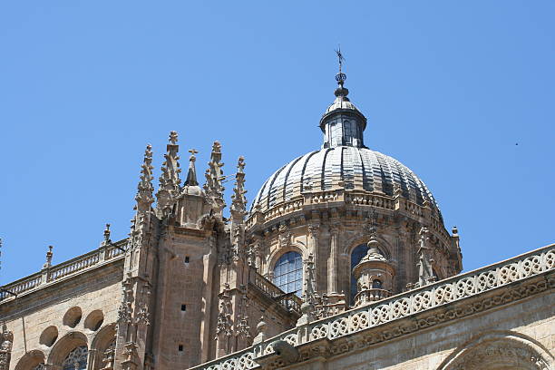 Cathedrla´s Domes in Salamanca, Spain stock photo