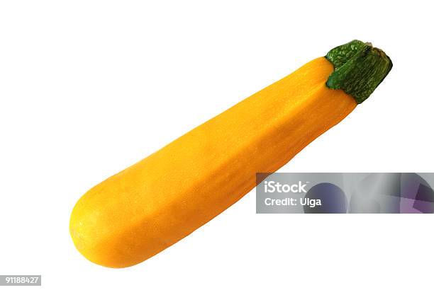Frische Gelbe Zucchini Isoliert Stockfoto und mehr Bilder von Erfrischung - Erfrischung, Ernten, Farbbild
