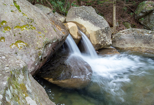 Shillalah Falls along the Hensley Settlement access road at the Cumberland Gap National Historical Park.