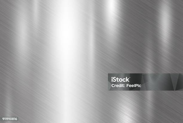 Metal Texture Background Vector Illustration Stock Illustration - Download Image Now - Metal, Textured, Backgrounds