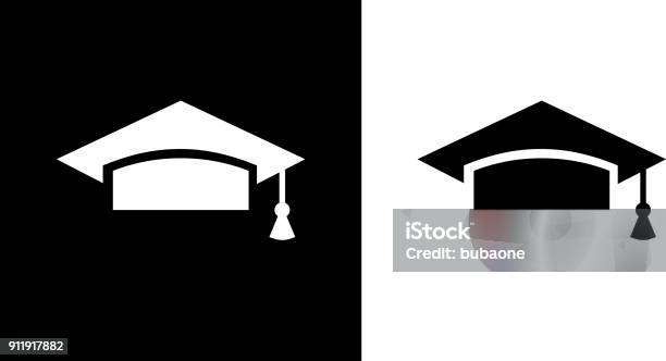 University Mortarboard Stock Illustration - Download Image Now - Mortarboard, Graduation, Hat