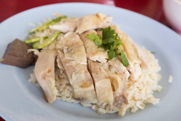 istock Hainanese chicken rice 911929198