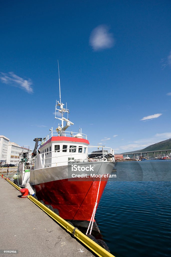 Porto di Tromso, Norvegia del Circolo Polare Artico - Foto stock royalty-free di Acqua