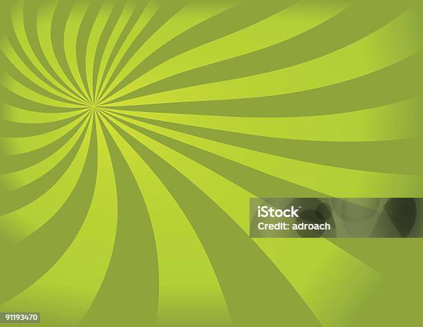 Swirly Фон Зеленый — стоковая векторная графика и другие изображения на тему Абстрактный - Абстрактный, Без людей, Векторная графика