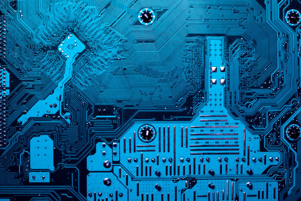 istock blue circuit board background of computer motherboard 911937210