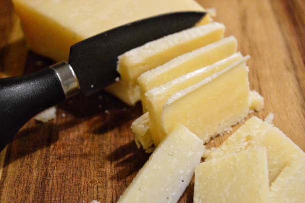 сыр гран падано - gran padano стоковые фото и изображения