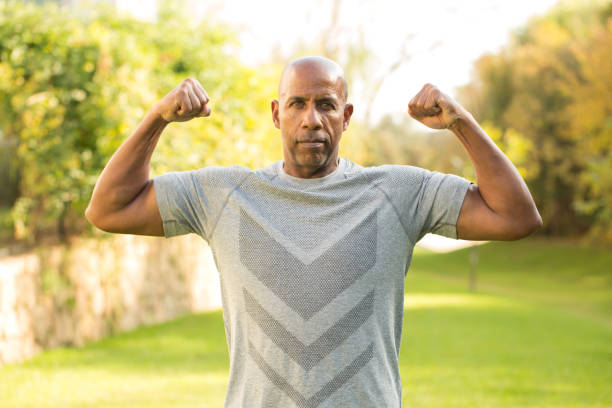 istock Fit African American man. 911946740