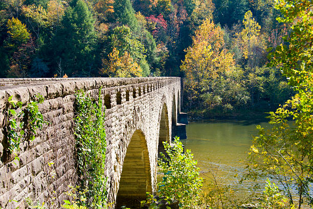 old ponte - cumberland river foto e immagini stock