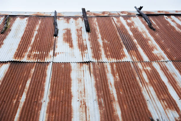 istock Abstract Old zinc rust fence in the outdoors.Thailand. 911970796