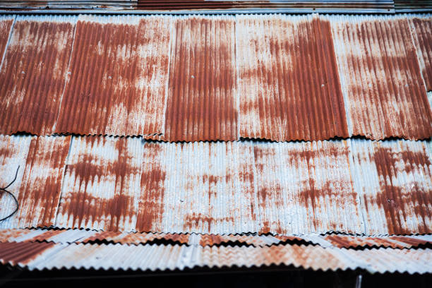 istock Abstract Old zinc rust fence in the outdoors.Thailand. 911970962