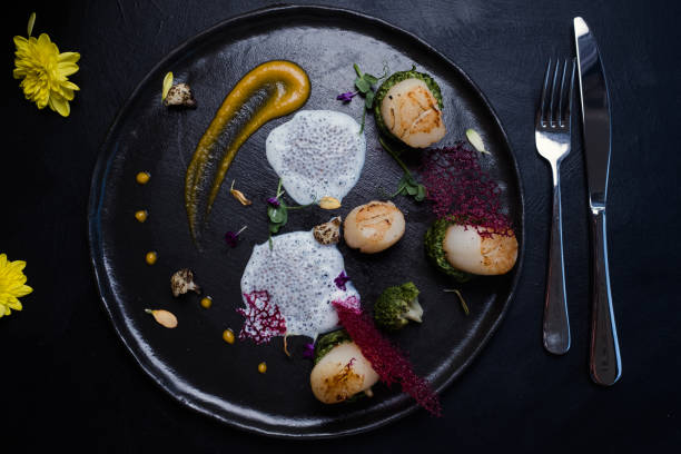 istock molecular gourmet cuisine unusual dark background 911971052