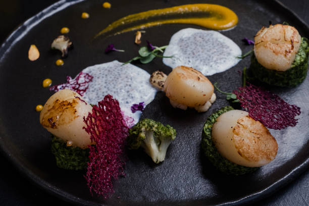 istock molecular gourmet cuisine unusual dark background 911971078