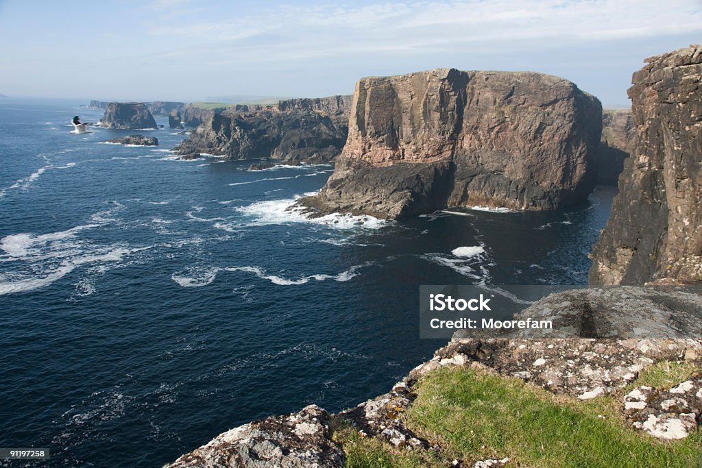 Eshaness remoto e muito scenic área de Shetland - Royalty-free Ao Ar Livre Foto de stock