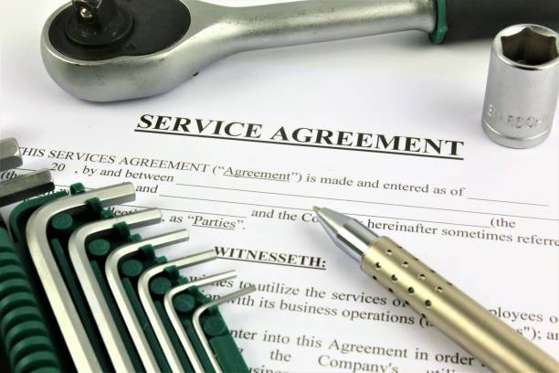 istock An concept Image of a Service agreement 911988084
