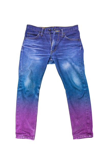 istock Colorful male jeans isolated on white 911988466
