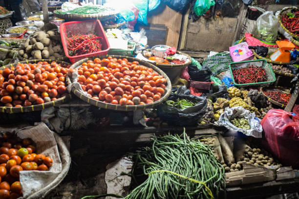 istock Fresh vegetables at a local Indonesian market 911989180