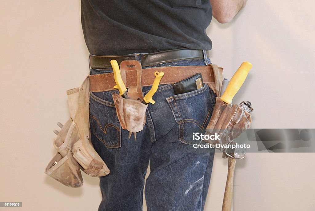 Cinturón de herramientas - Foto de stock de Artesano libre de derechos