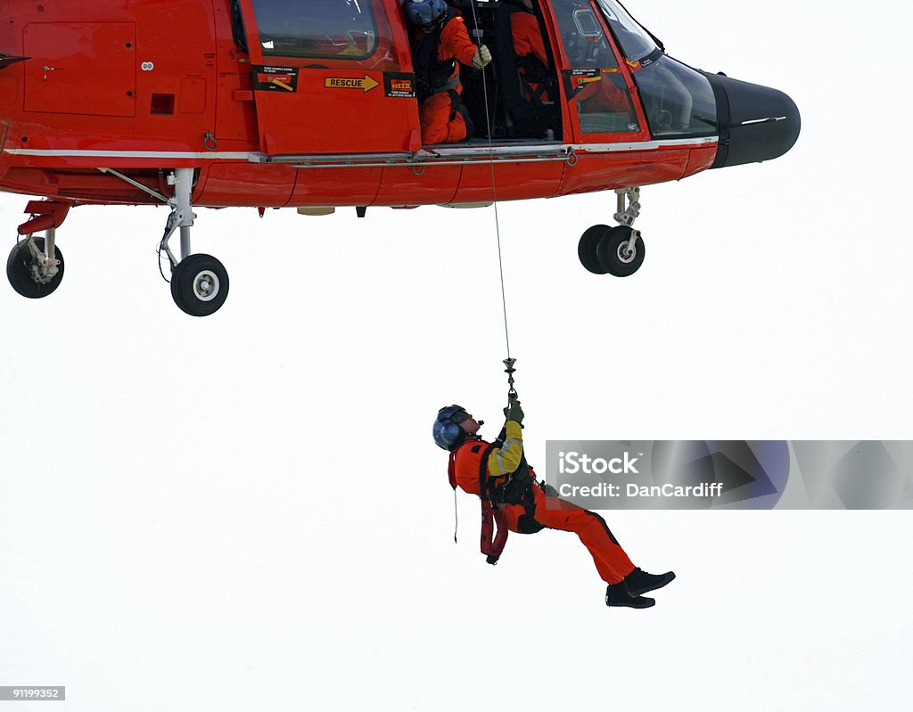 Coast Guard Rescue  Helicopter Stock Photo